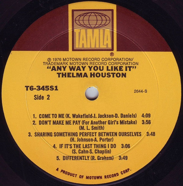 Thelma Houston - Any Way You Like It