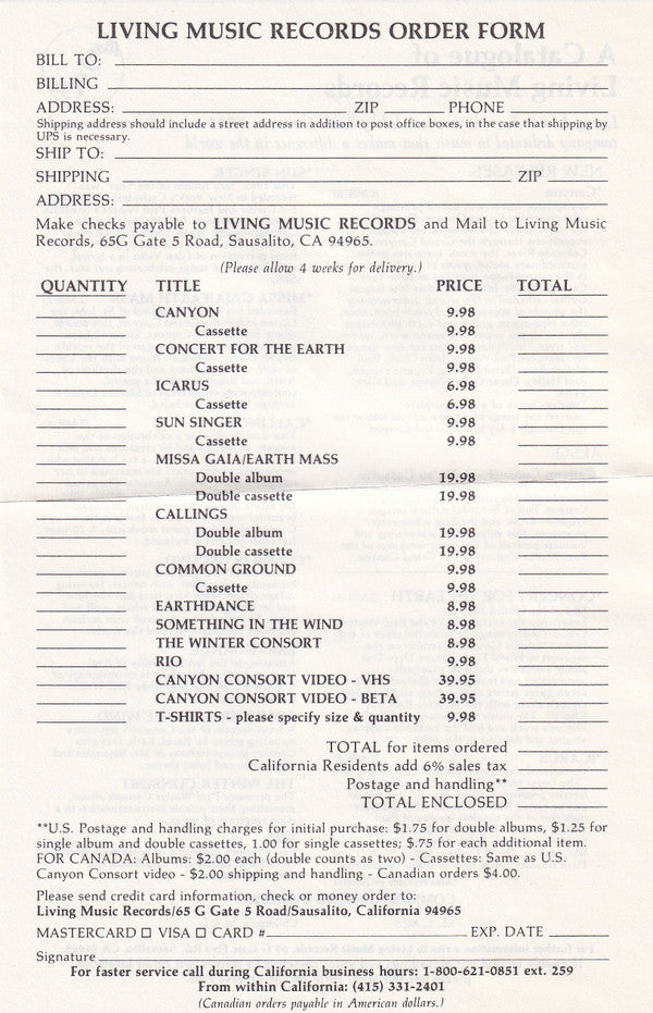 Paul Winter - Callings