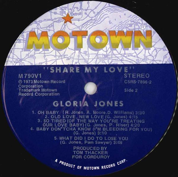 Gloria Jones - Share My Love