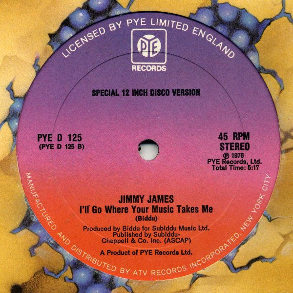 Jimmy James & The Vagabonds - Now Is The Time / I'll Go Where Your Music Takes Me