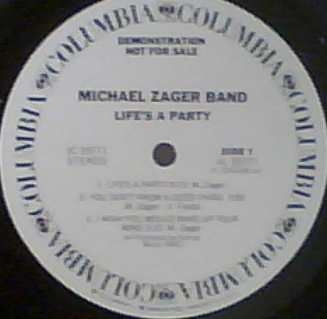 The Michael Zager Band - Life's A Party