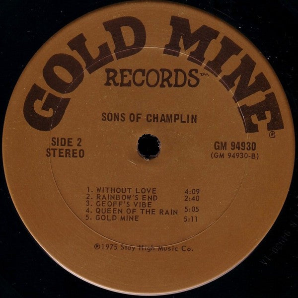 The Sons Of Champlin - Sons Of Champlin