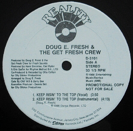 Doug E. Fresh And The Get Fresh Crew - Keep Risin' To The Top / Guess Who?