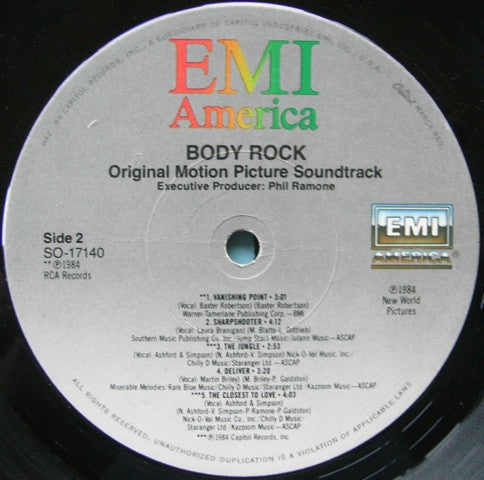 Various - Body Rock (Original Motion Picture Soundtrack)