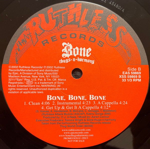 Bone Thugs-N-Harmony - Get Up & Get It / Bone, Bone, Bone