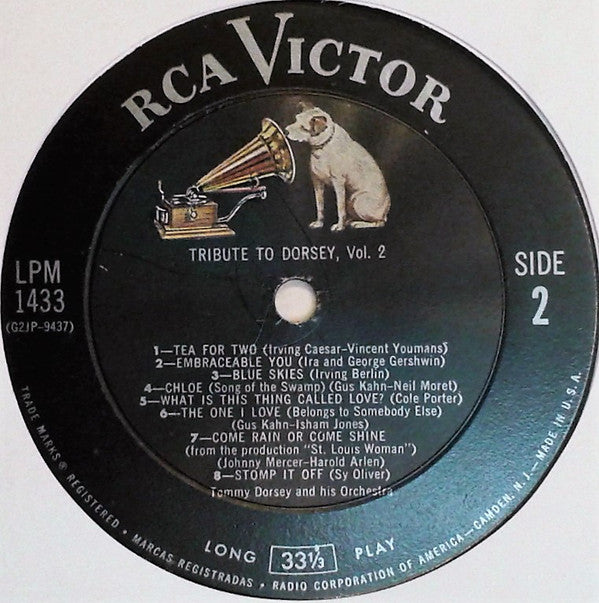 Tommy Dorsey And His Orchestra - Tribute To Dorsey, Vol. 2