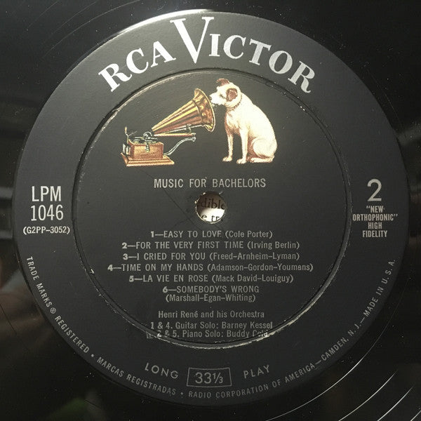 Henri René And His Orchestra - Music For Bachelors