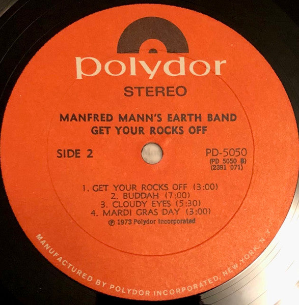 Manfred Mann's Earth Band - Get Your Rocks Off