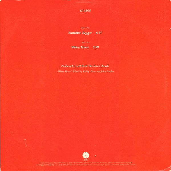 Laid Back - Sunshine Reggae / White Horse