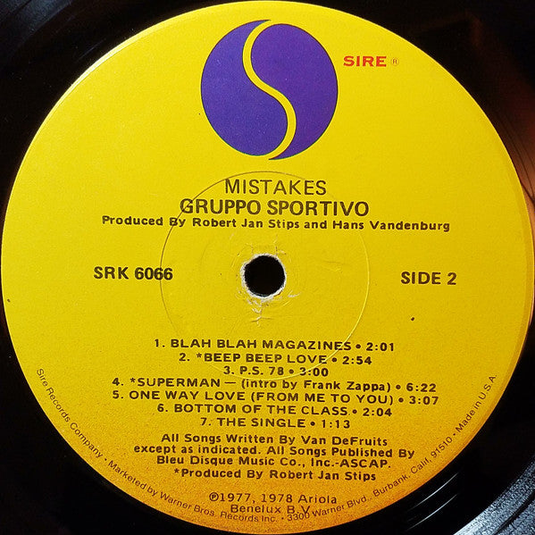 Gruppo Sportivo - Mistakes