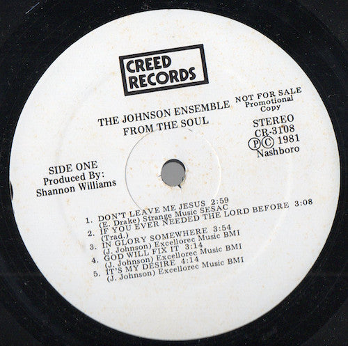 The Johnson Ensemble - From The Soul