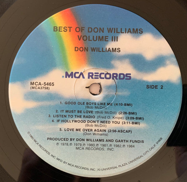 The Best Of Don Williams Volume III