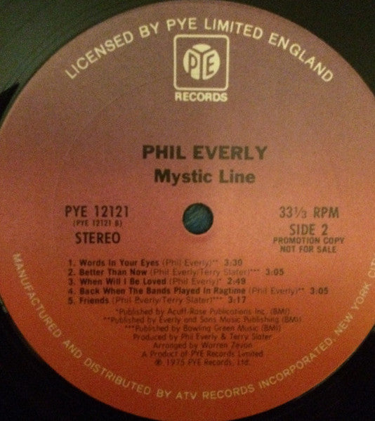 Phil Everly - Mystic Line