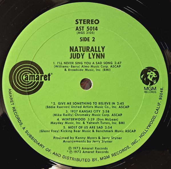 Judy Lynn - Naturally