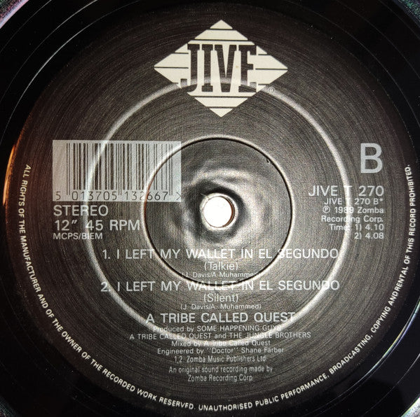 A Tribe Called Quest - I Left My Wallet In El Segundo