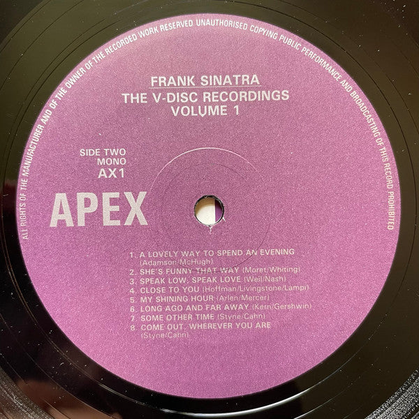 The V-Disc Recordings Volume 1