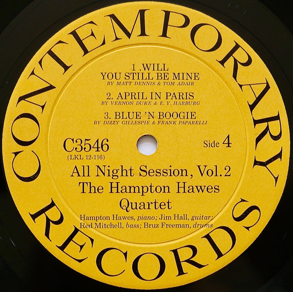 Hampton Hawes Quartet - All Night Session! Vol. 2