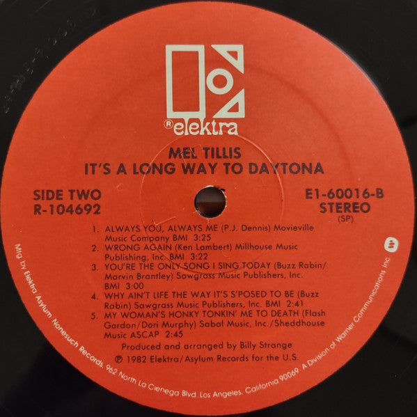Mel Tillis - It's A Long Way To Daytona