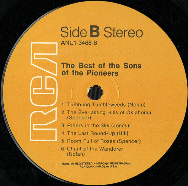 The Sons Of The Pioneers - The Best Of