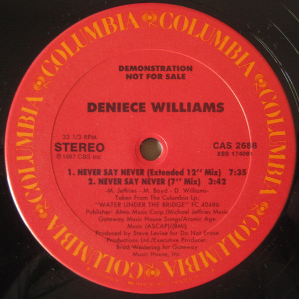 Deniece Williams - Never Say Never