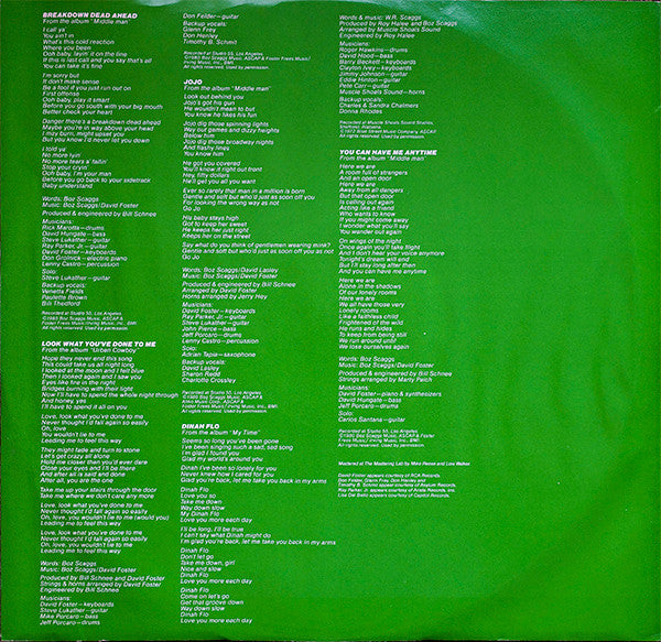 Boz Scaggs - Hits!