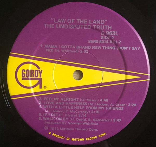 The Undisputed Truth - Law Of The Land