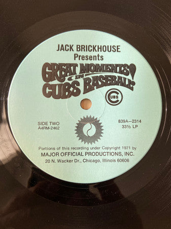 Various - Great Moments In Cubs Baseball!