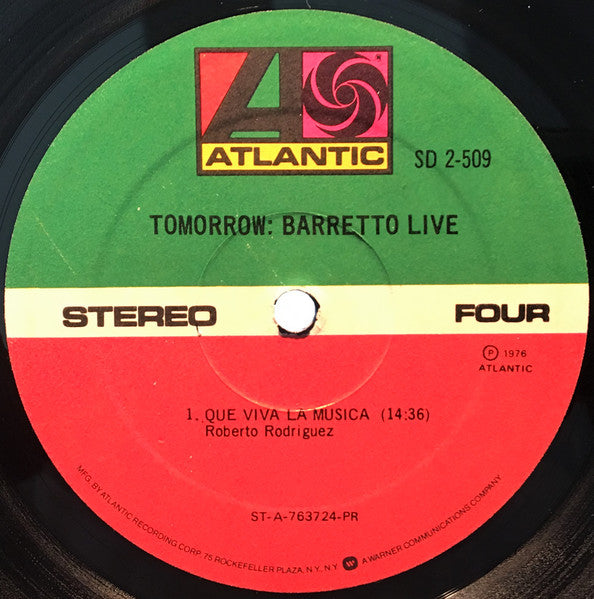 Ray Barretto - Tomorrow: Barretto Live