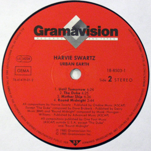 Harvie Swartz - Urban Earth
