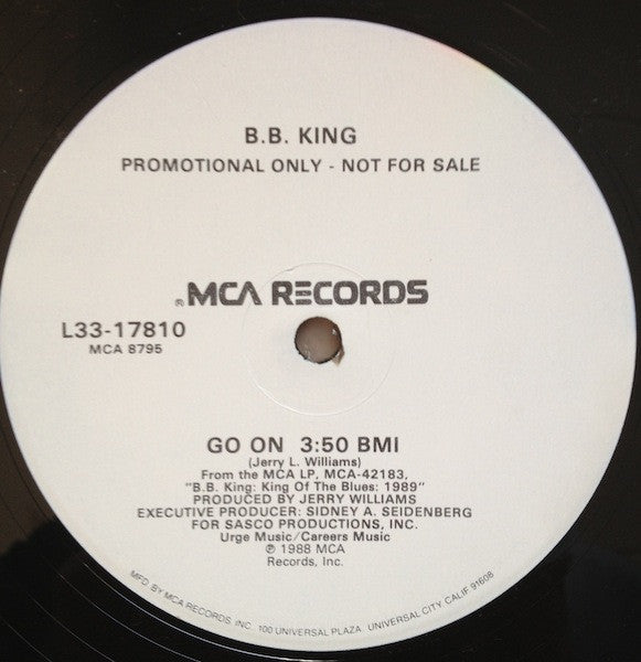 B.B. King - Lay Another Log On The Fire