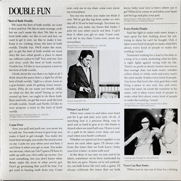 Robert Palmer - Double Fun
