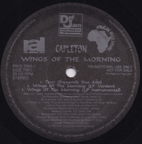 Capleton - Wings Of The Morning
