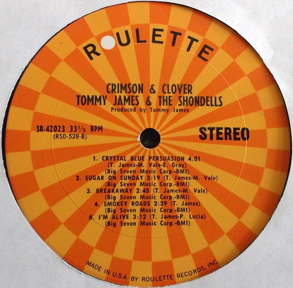 Tommy James & The Shondells - Crimson & Clover