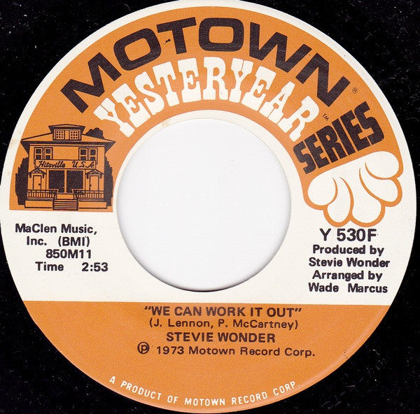 Stevie Wonder - If You Really Love Me / We Can Work It Out