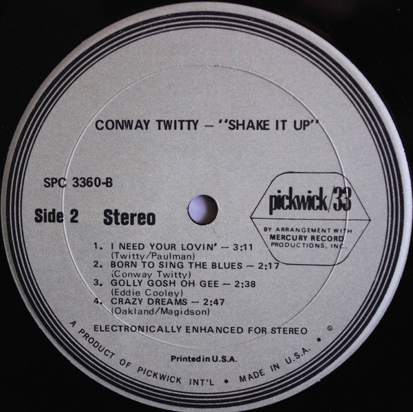 Conway Twitty - Shake It Up!