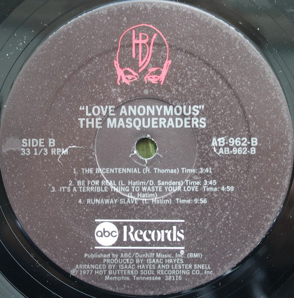 The Masqueraders - Love Anonymous