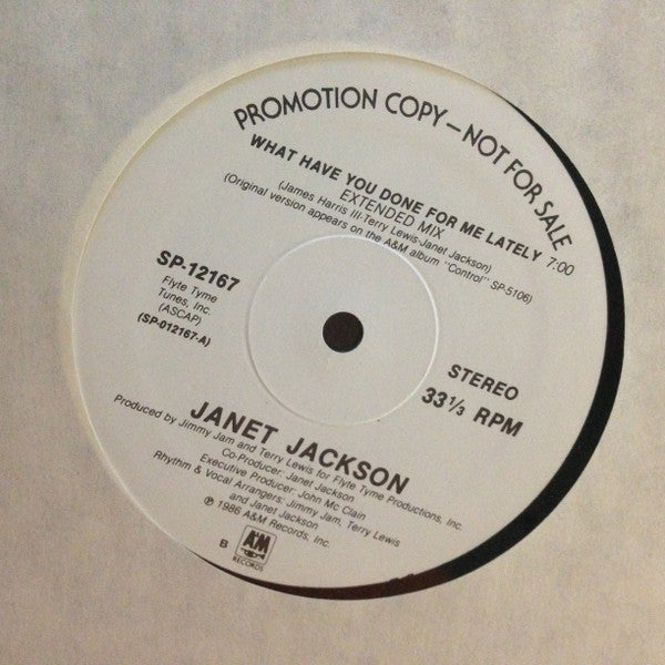 Janet Jackson - What Have You Done For Me Lately