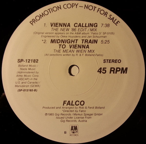Falco - Vienna Calling