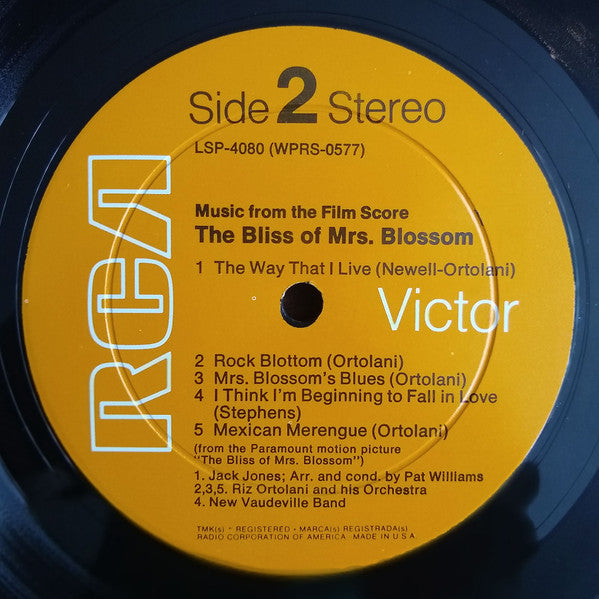 Riz Ortolani - Music From The Film Score The Bliss Of Mrs. Blossom