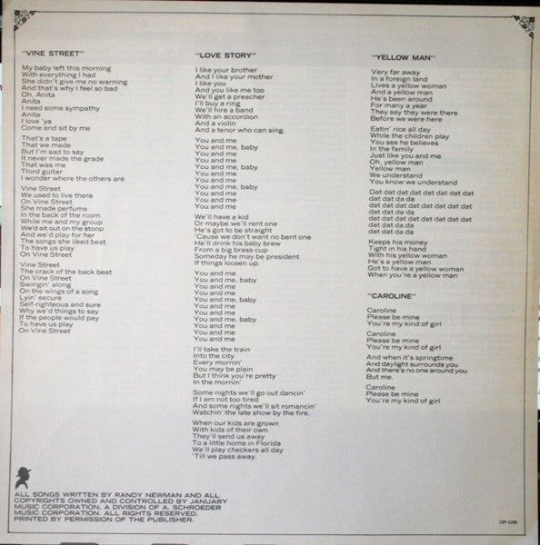 Harry Nilsson - Nilsson Sings Newman