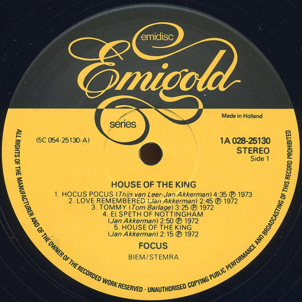 Focus - House Of The King