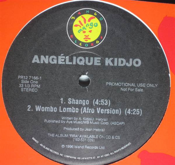 Angélique Kidjo - Shango / Wombo Lombo