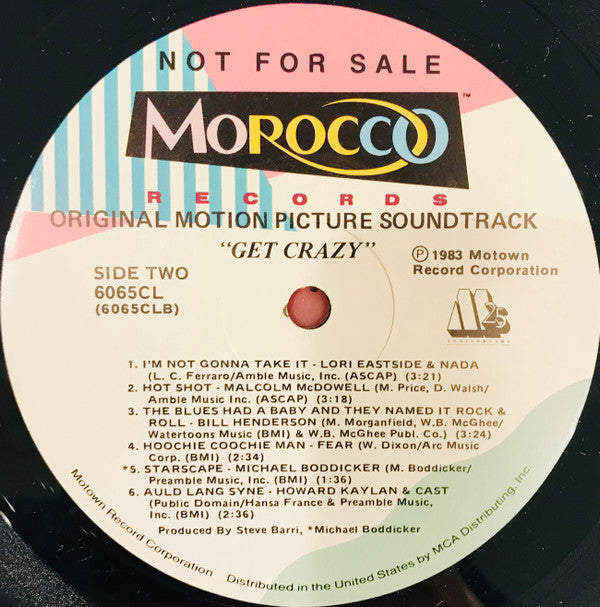 Various - Get Crazy (Original Motion Picture Soundtrack)
