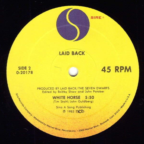 Laid Back - Sunshine Reggae / White Horse