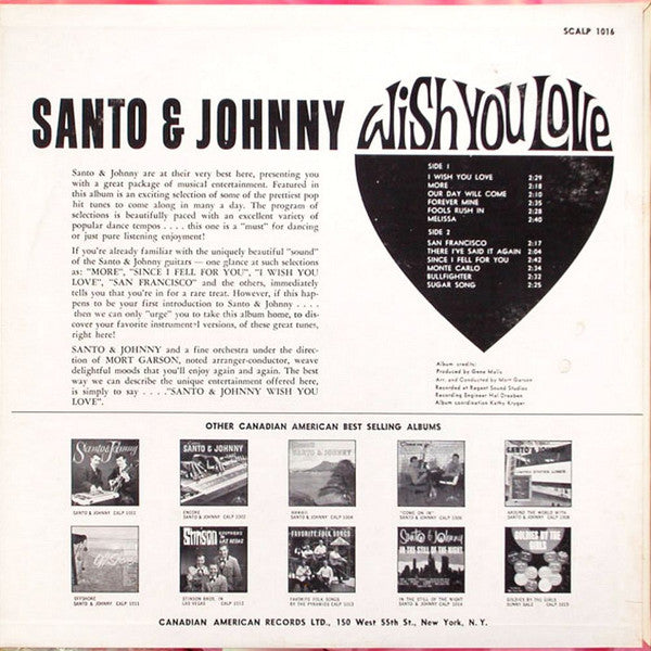 Santo & Johnny - Wish You Love