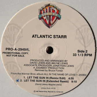 Atlantic Starr - Thankful / Let The Sun In