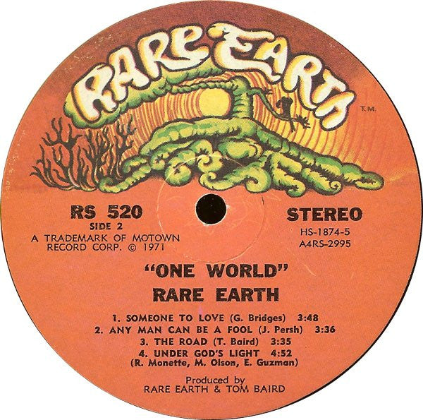 Rare Earth - One World
