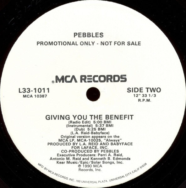 Pebbles - Giving You The Benefit