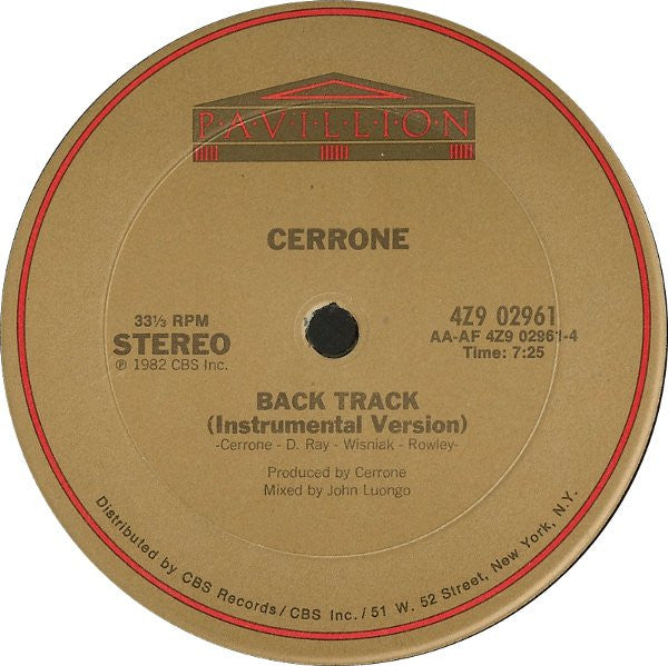 Cerrone - Back Track