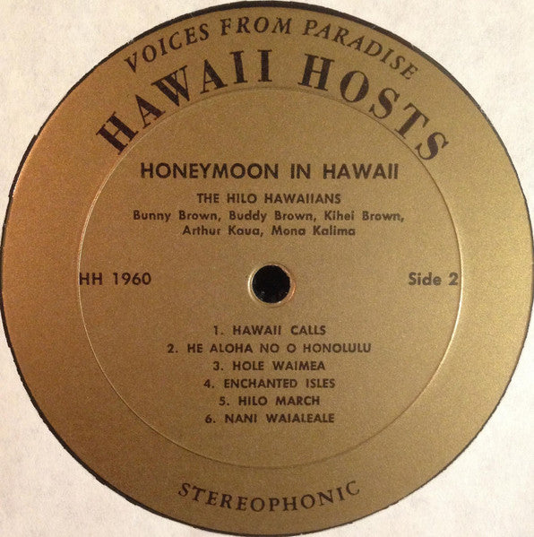 The Hilo Hawaiians - Honeymoon In Hawaii